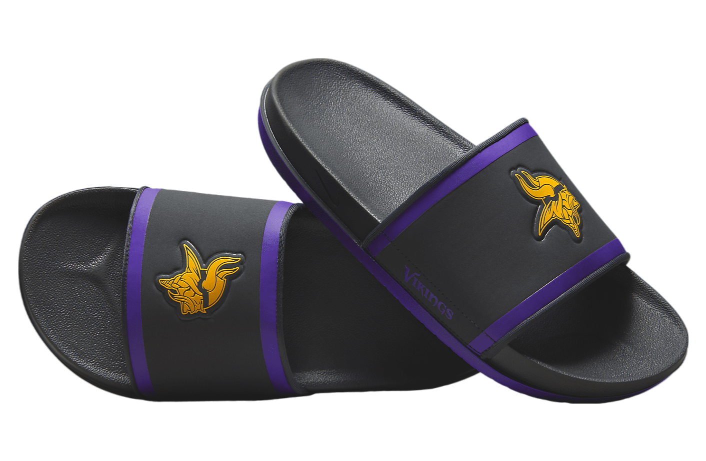 Nike Offcourt Slide NFL Minnesota Vikings Anthracite Court Purple Jan 2023 DD0554 002 KicksOnFire