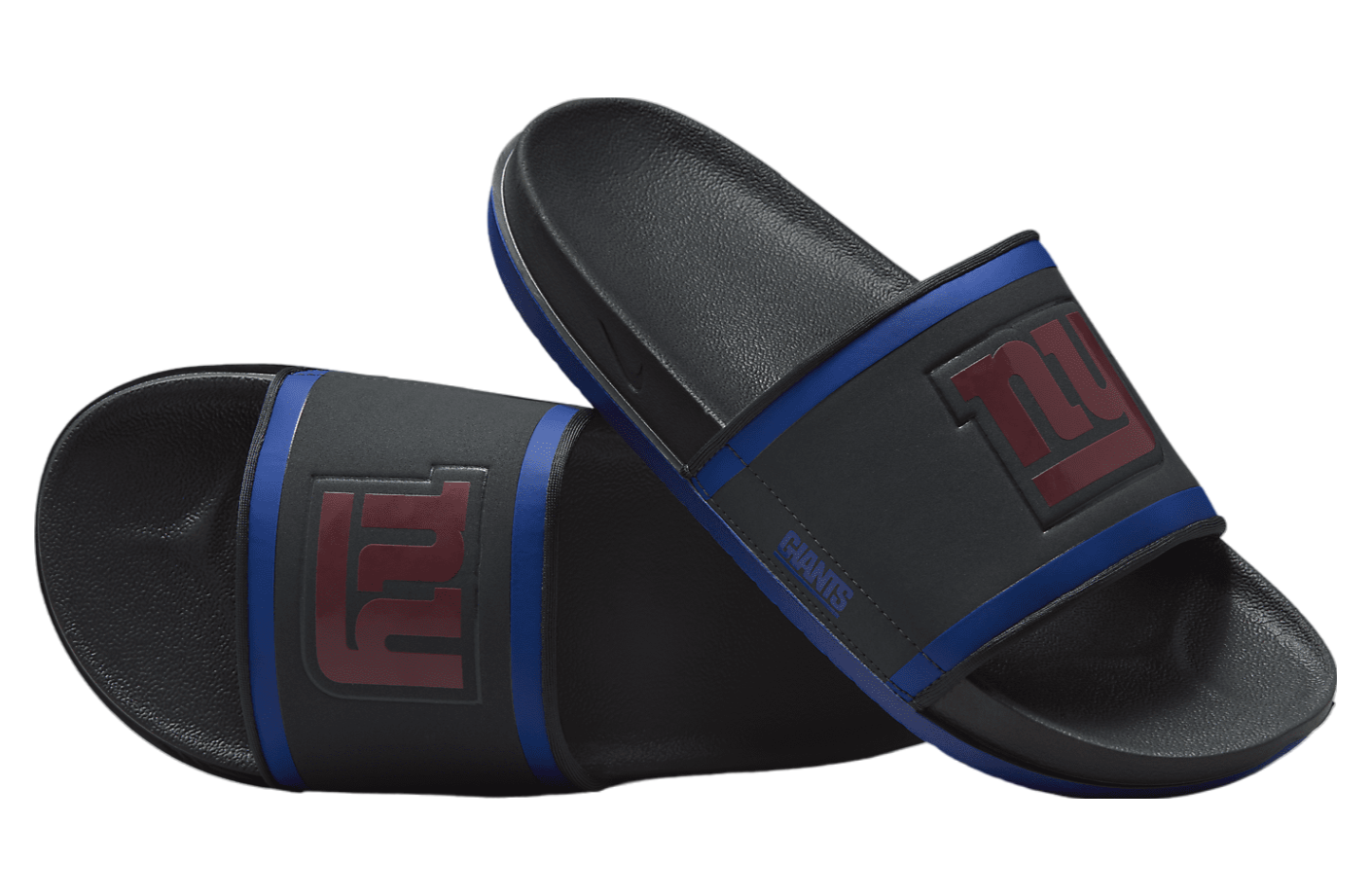 Nike Offcourt Slide (NFL New York Giants) Anthracite / Rush Blue