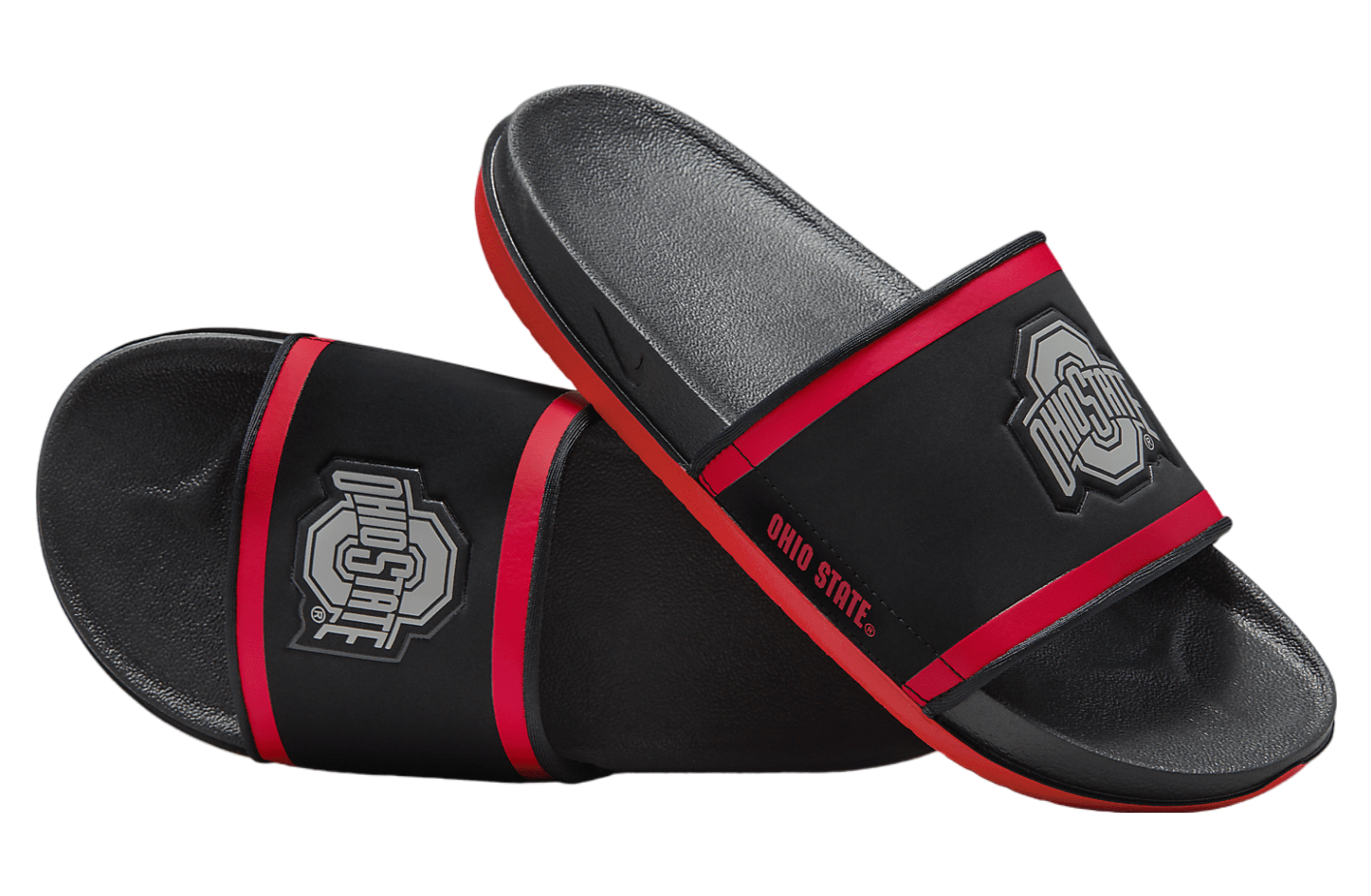 Nike Offcourt Slide (Ohio State) Black / University Red