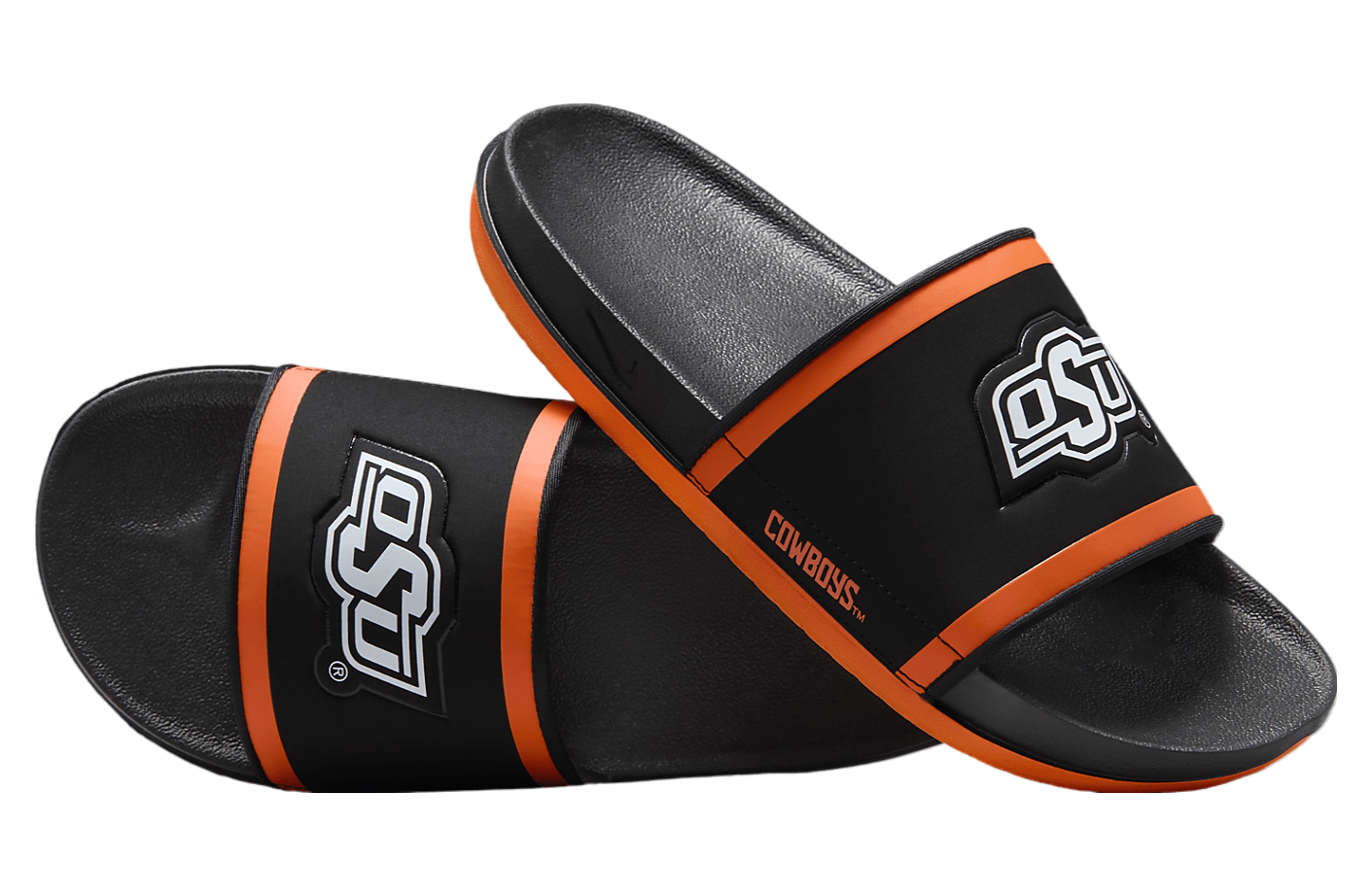 Nike Offcourt Slide (Oklahoma State) Black / Total Orange