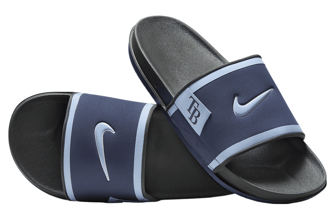 Nike Offcourt Slide (Tampa Bay Rays) Midnight Navy / Dark Smoke Grey