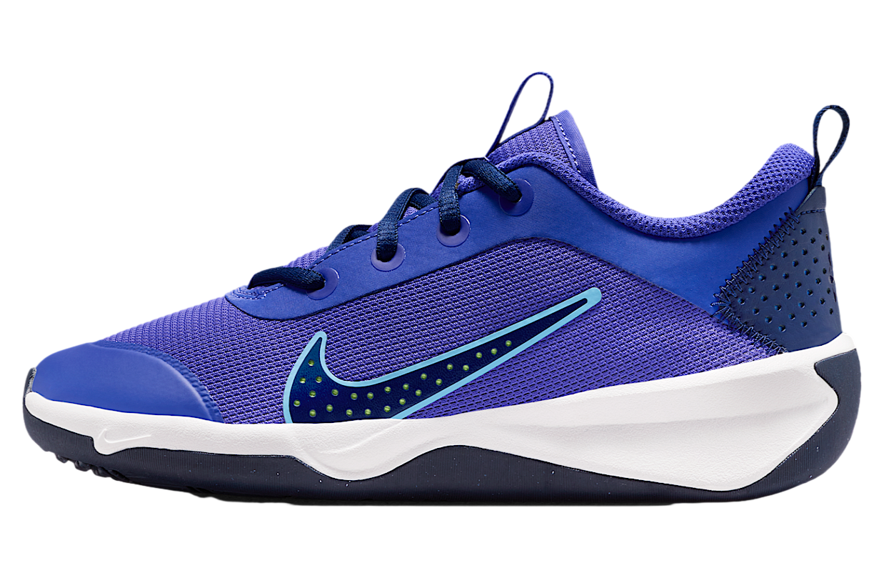 Nike Omni Multi-court Gs Ic Persian Violet / Blue Void