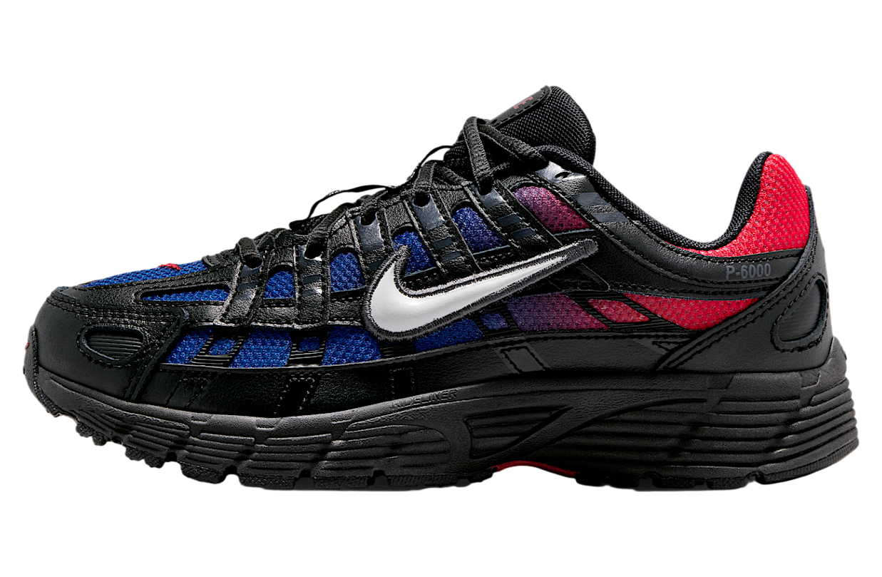 Nike P-6000 GS Black / Bright Crimson