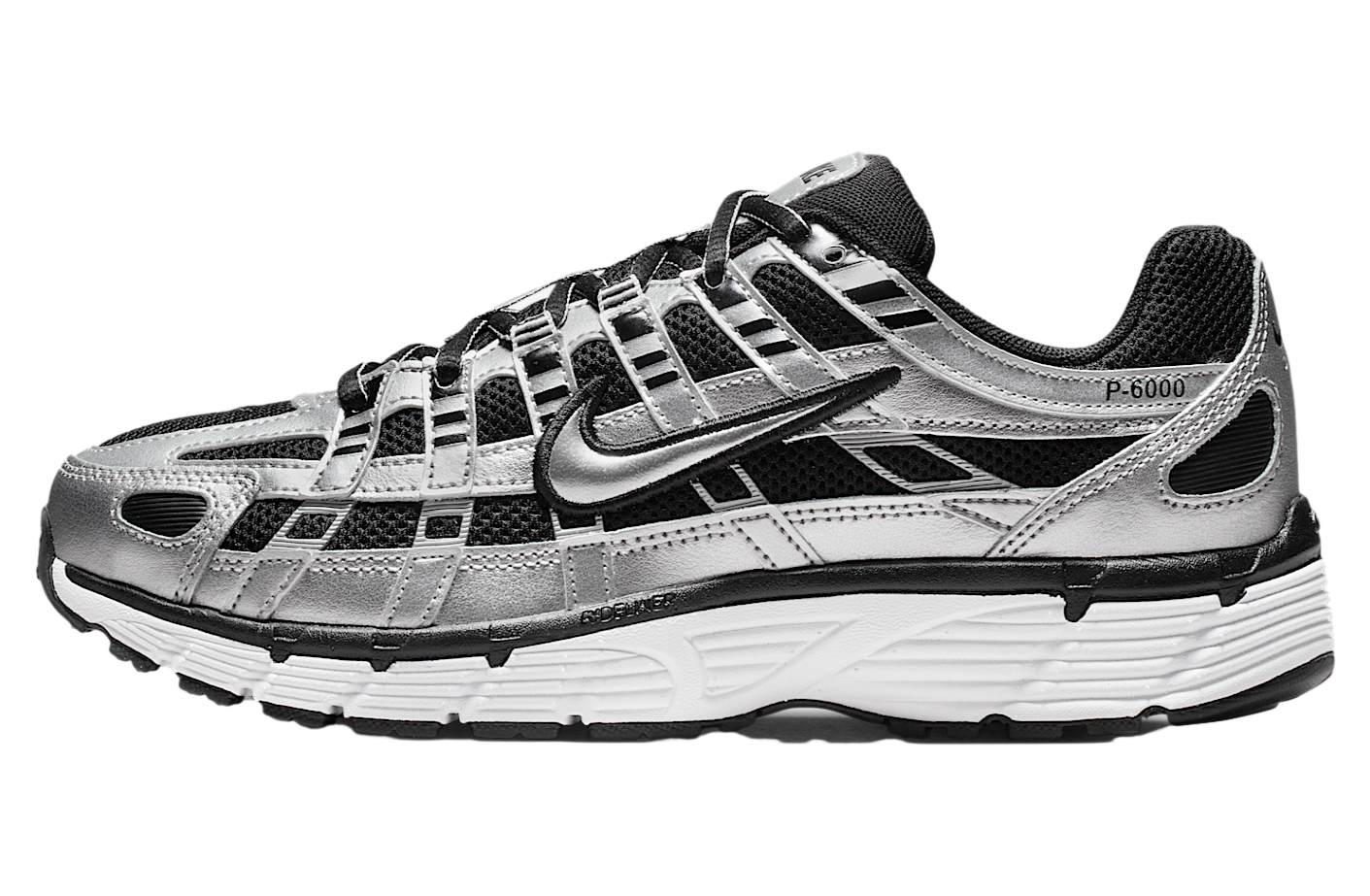 Nike P-6000 WMNS Metallic Silver / Black