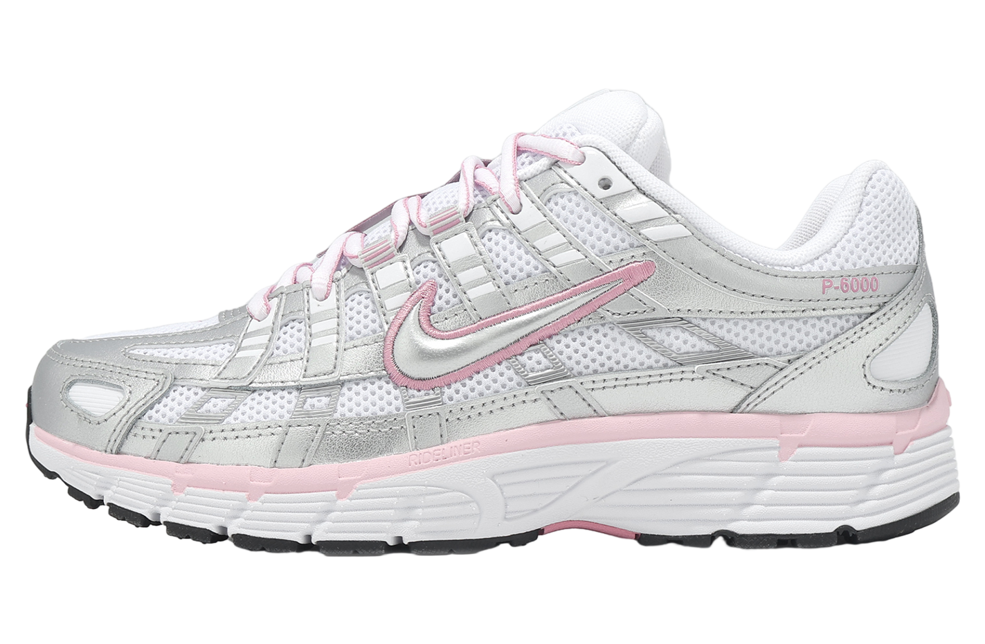 Nike P-6000 WMNS White / Metallic Silver - Jul 2025