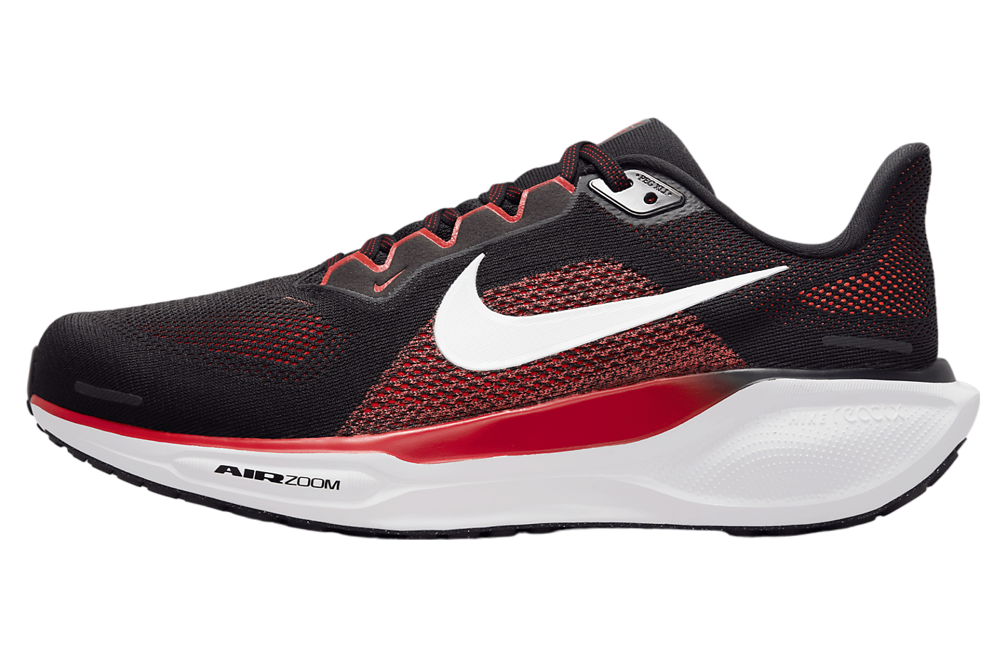 Nike Pegasus 41 Black / Fire Red (Extra Wide)