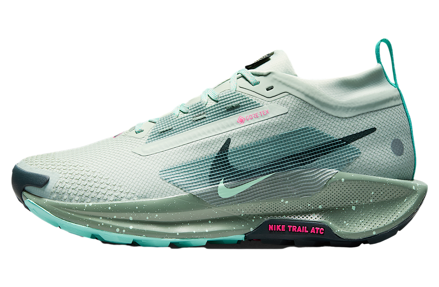 Nike Pegasus Trail 5 Gore-Tex Light Silver / Clay Green