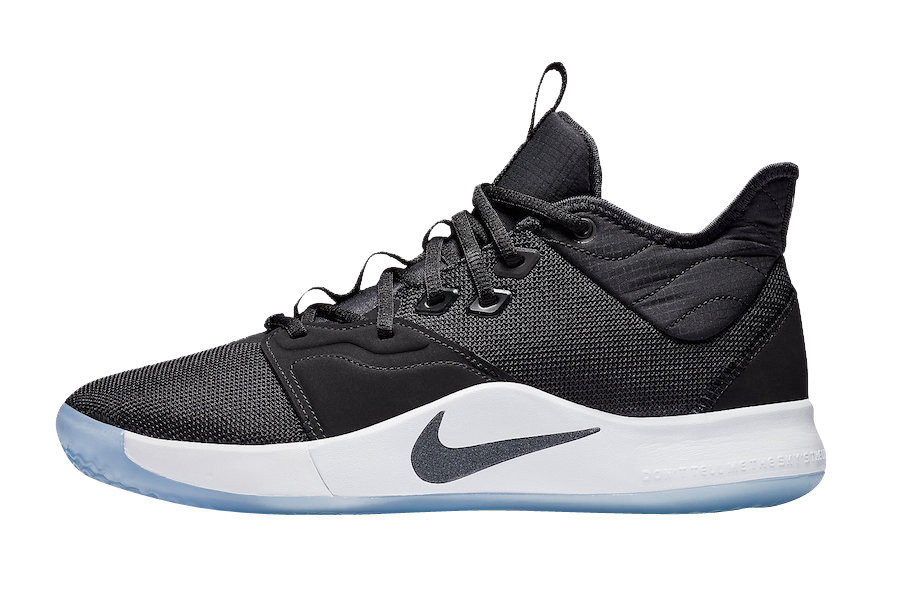 nike pg3 black and white