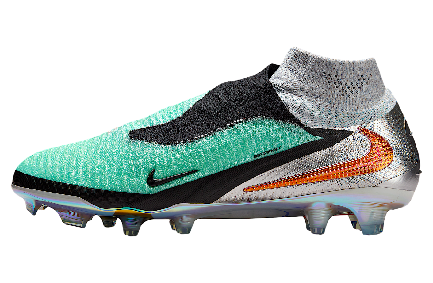 Nike Phantom 6 High Elite FG Chrome / Black