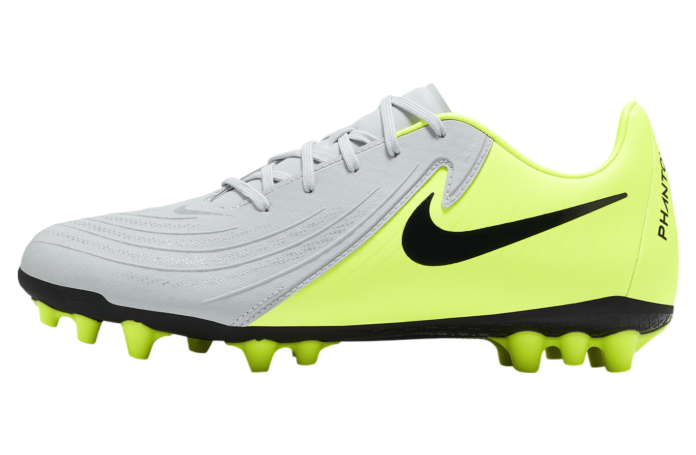 Nike Phantom GX 2 Academy Low AG Metallic Silver / Volt