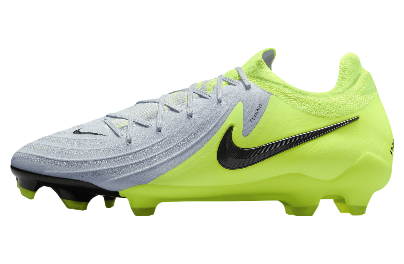 Nike Phantom GX 2 Pro Low FG Metallic Silver / Volt