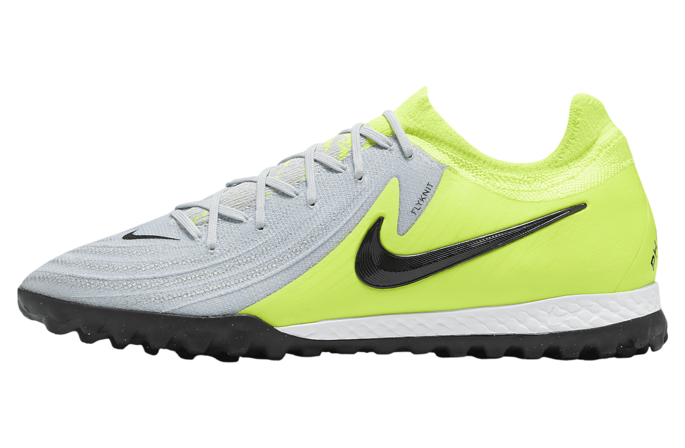 Nike Phantom GX 2 Pro Low TF Metallic Silver / Volt