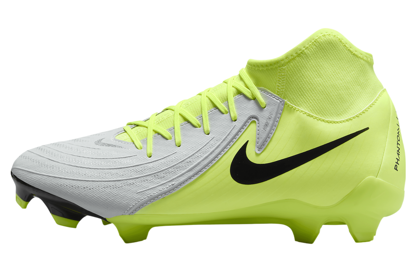 Nike Phantom Luna 2 Academy High MG Metallic Silver / Volt