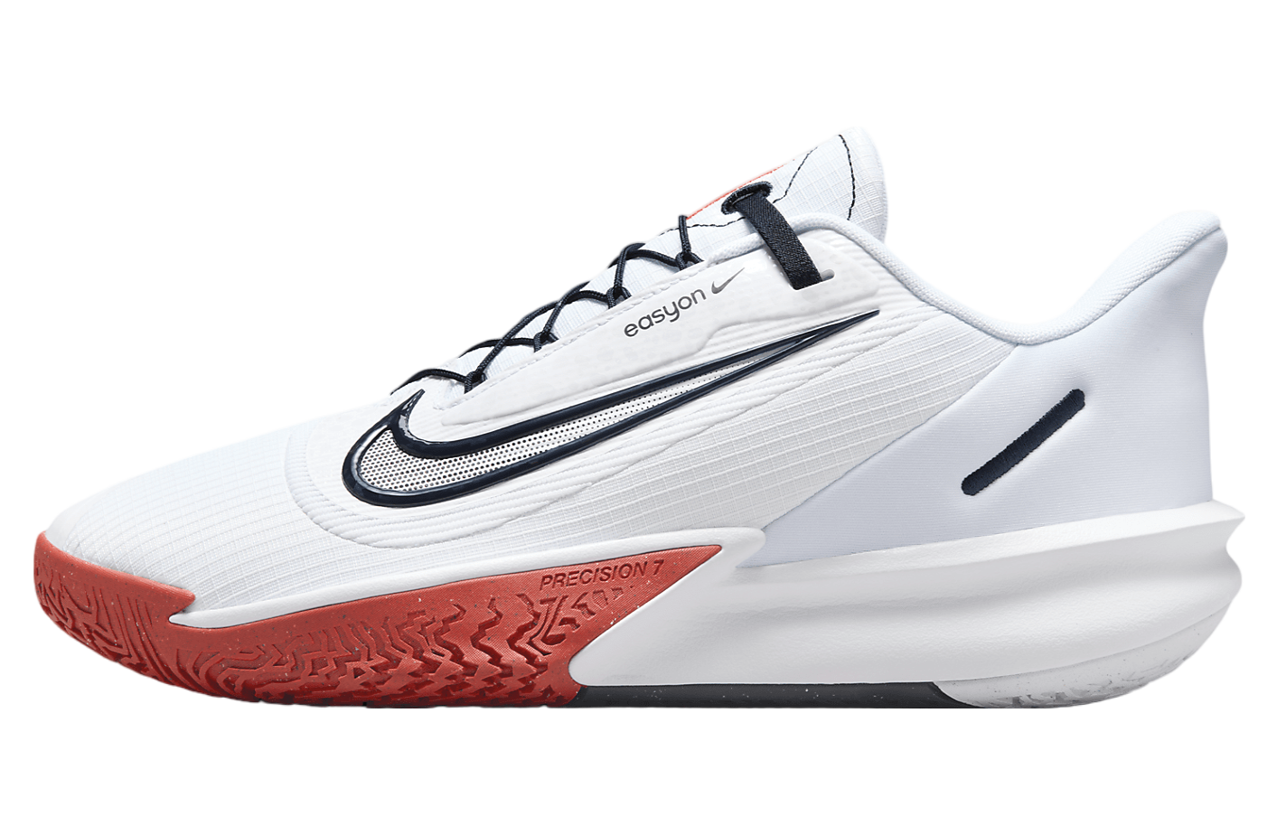 Nike Precision 7 EasyOn White / Sport Red