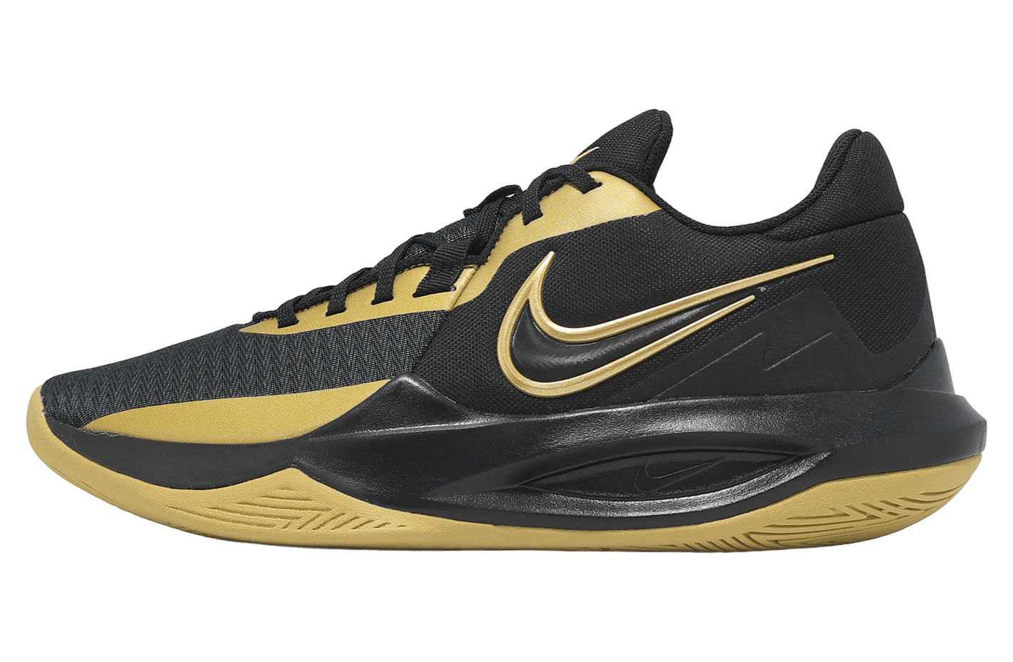 Nike Precision VI Black / Metallic Gold