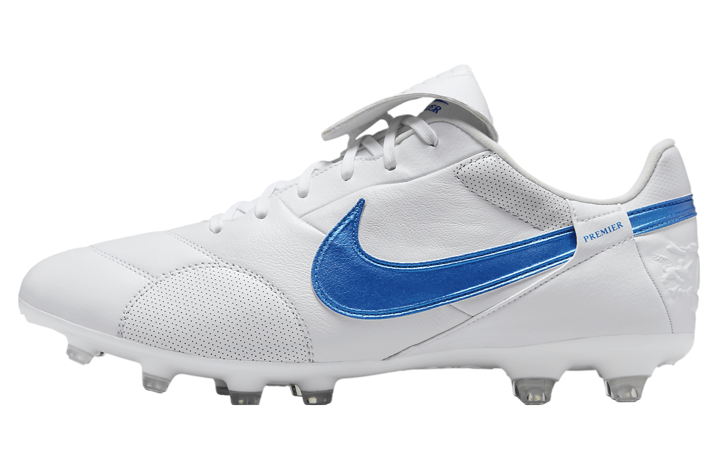 Nike Premier 3 FG White / Signal Blue