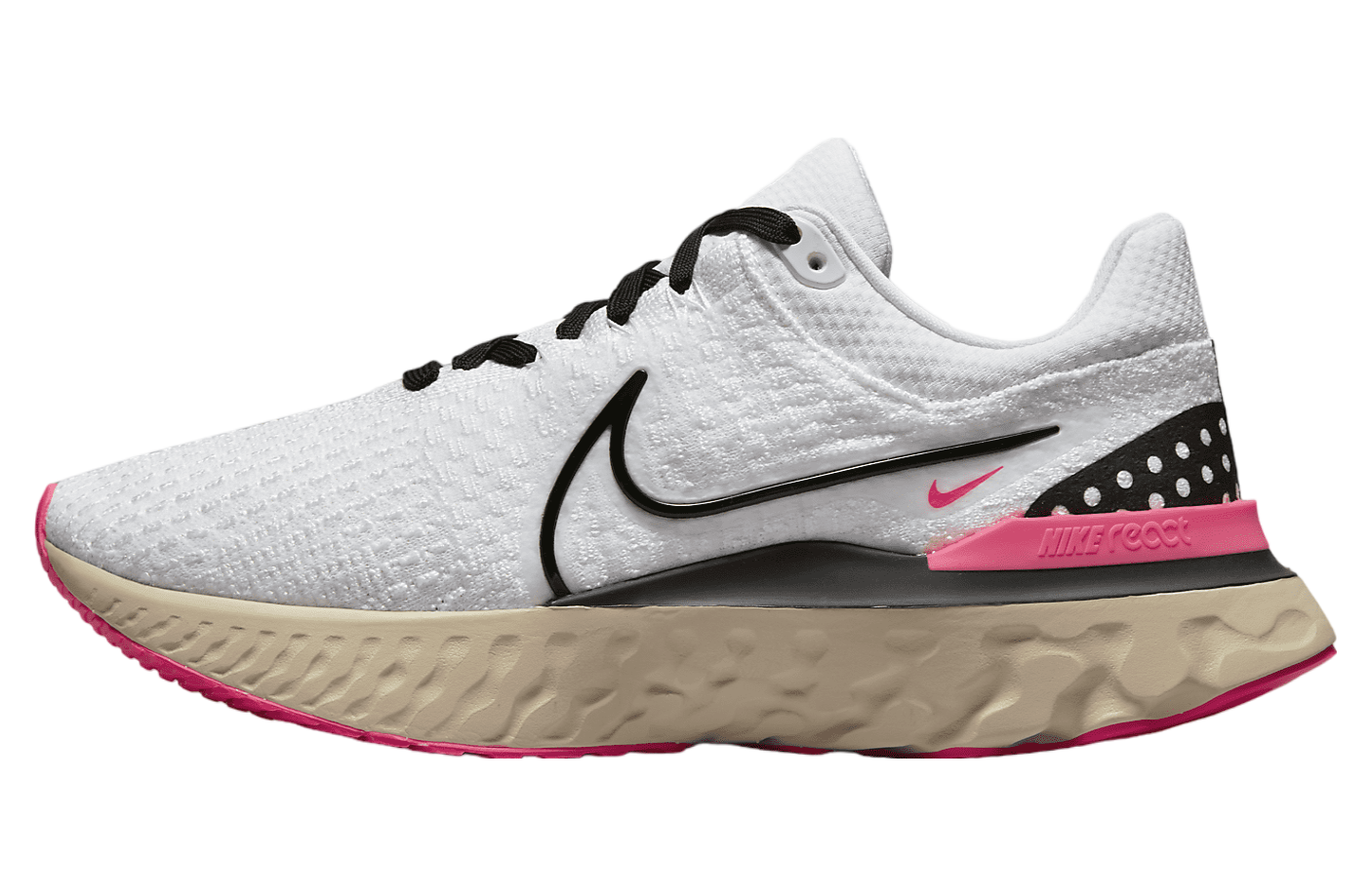 Nike React Infinity 3 White / Hyper Pink