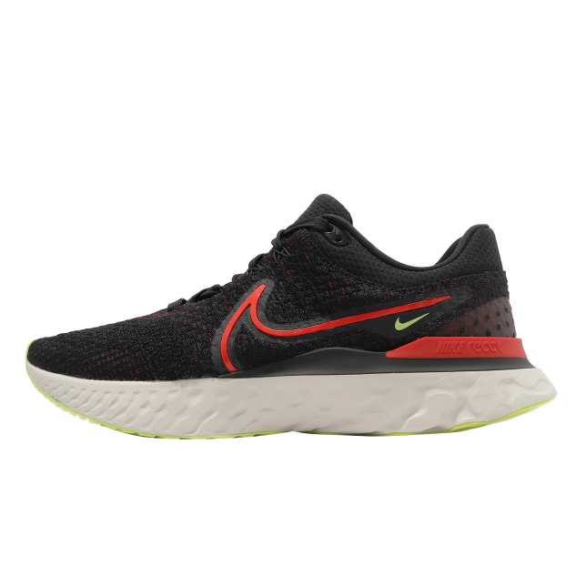 Nike React Infinity Run Flyknit 3 Black Siren Red - May 2022 - DH5392007