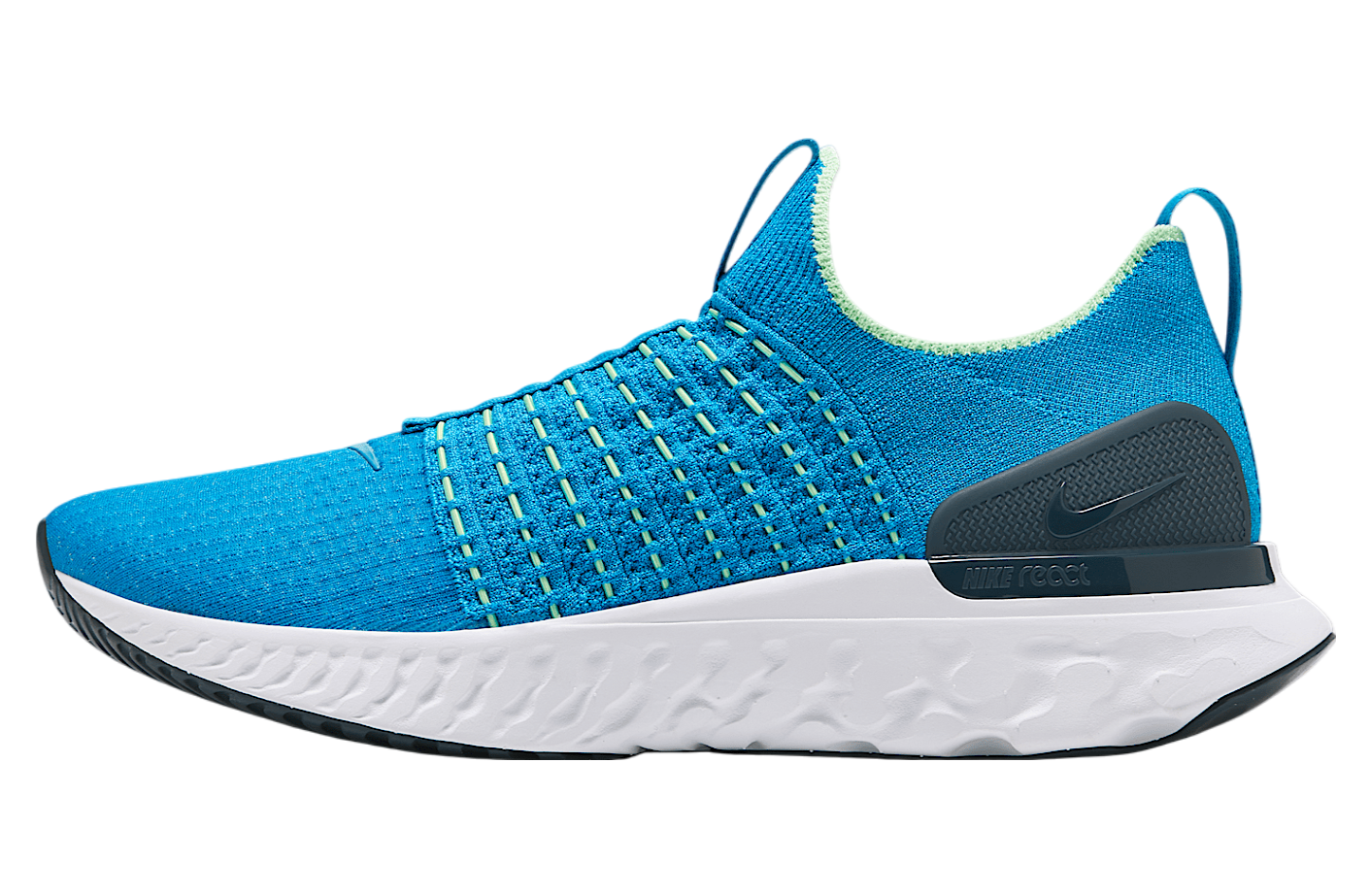 Nike React Phantom Run Flyknit 2 Blue Orbit / Vapor Green