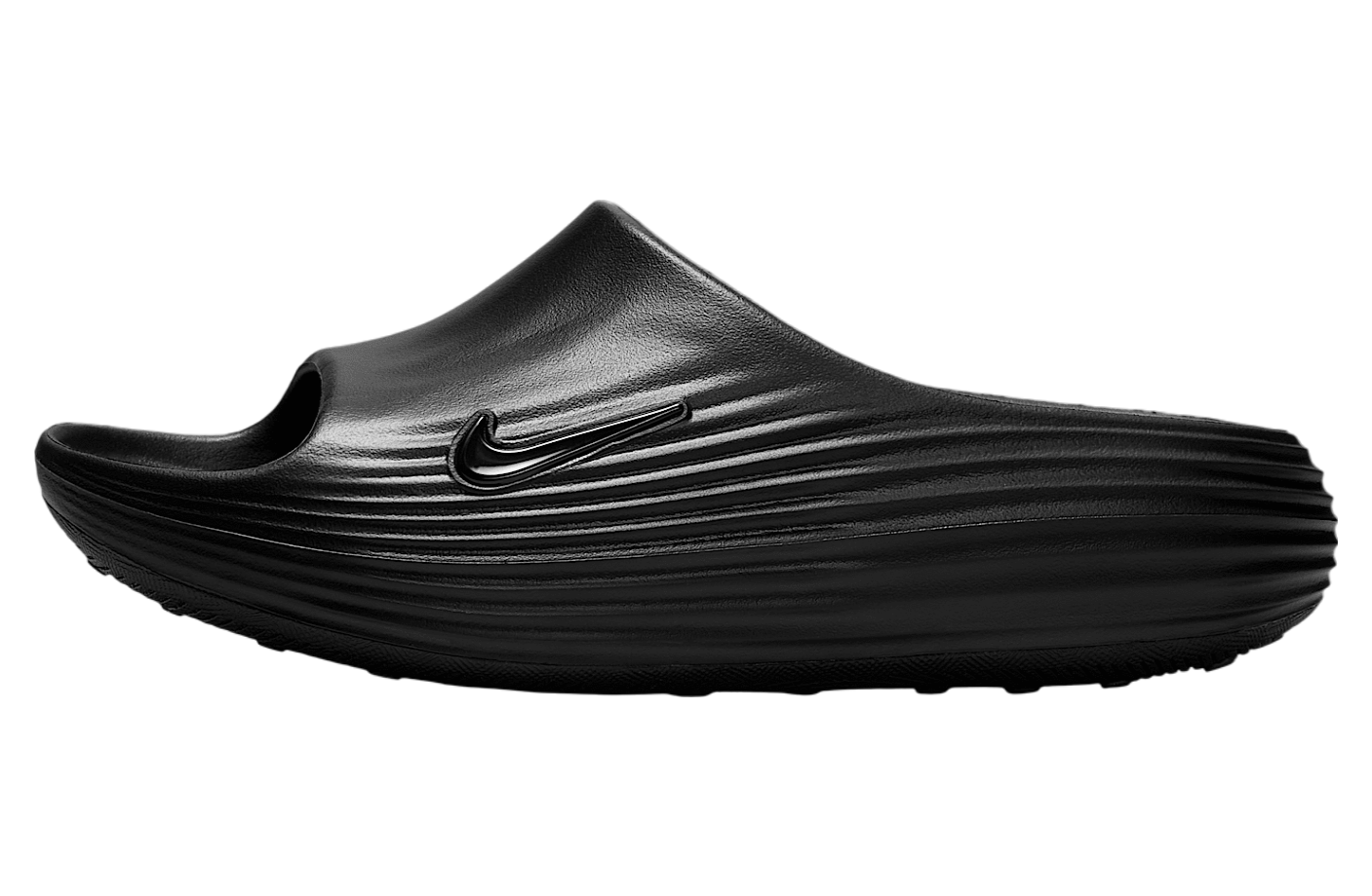 ◆Nike◆ ReactX Rejuvenate W Black HV4484001 HV4484-001 Wmns ReactX Rejuven8 Slide 'Triple Black' - Nike - HV4484