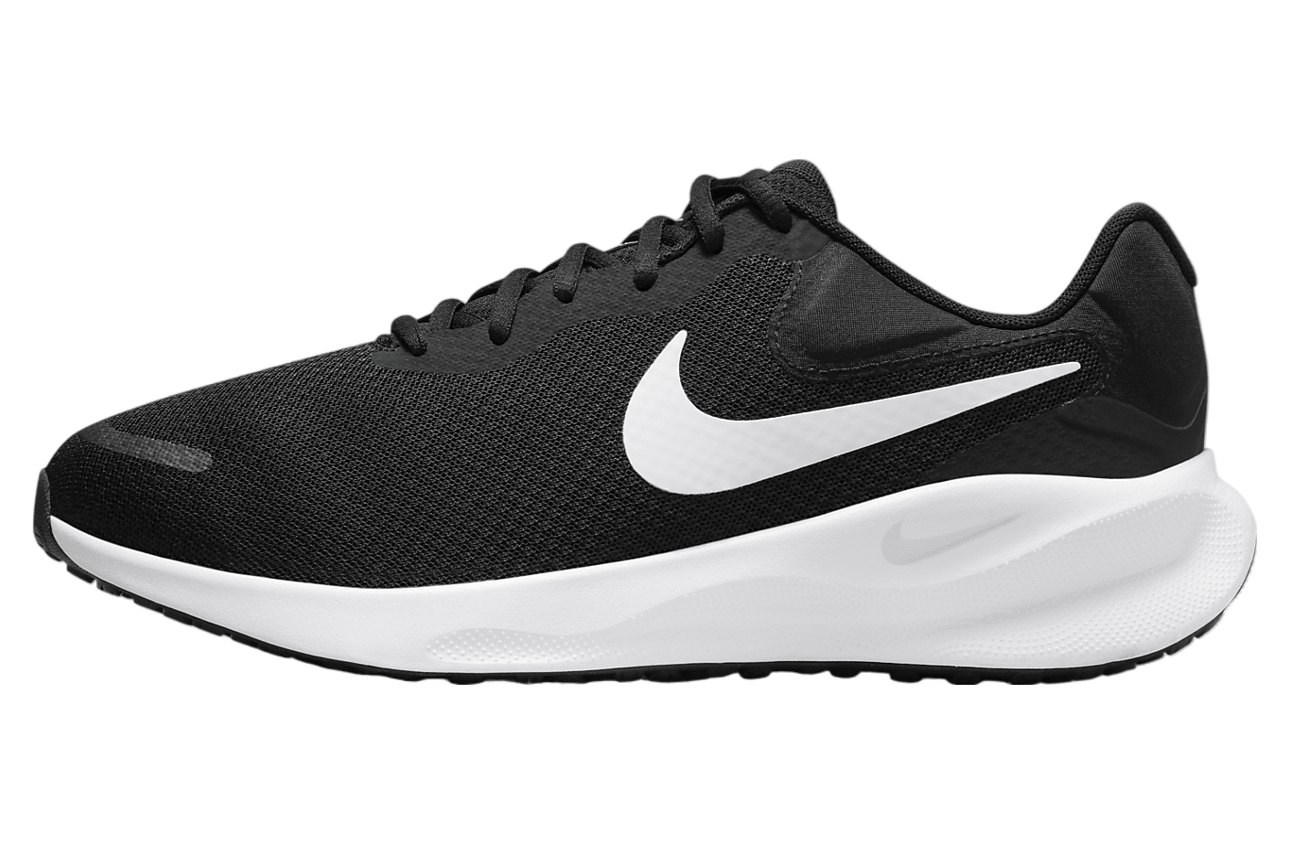 Nike Revolution 7 Black / White (Extra Wide)