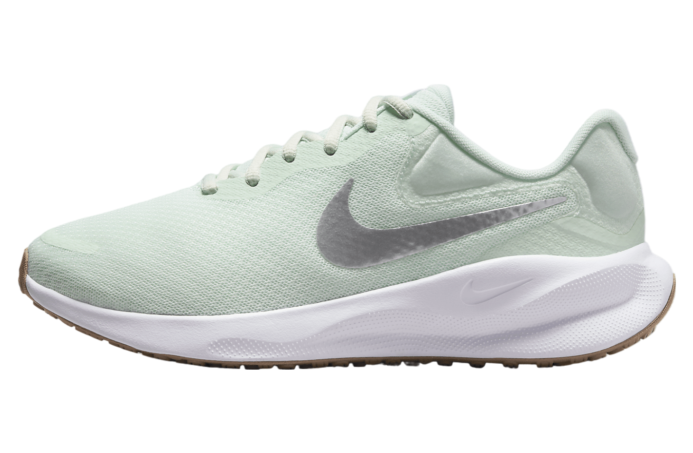 Nike Revolution 7 WMNS Barely Green / White (Extra Wide)