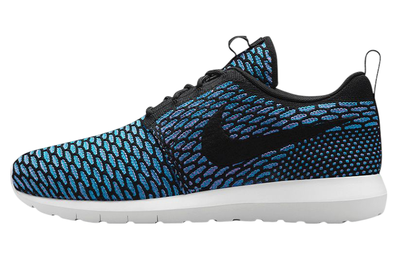 Nike Roshe Run Flyknit - Black/Neo Turquoise