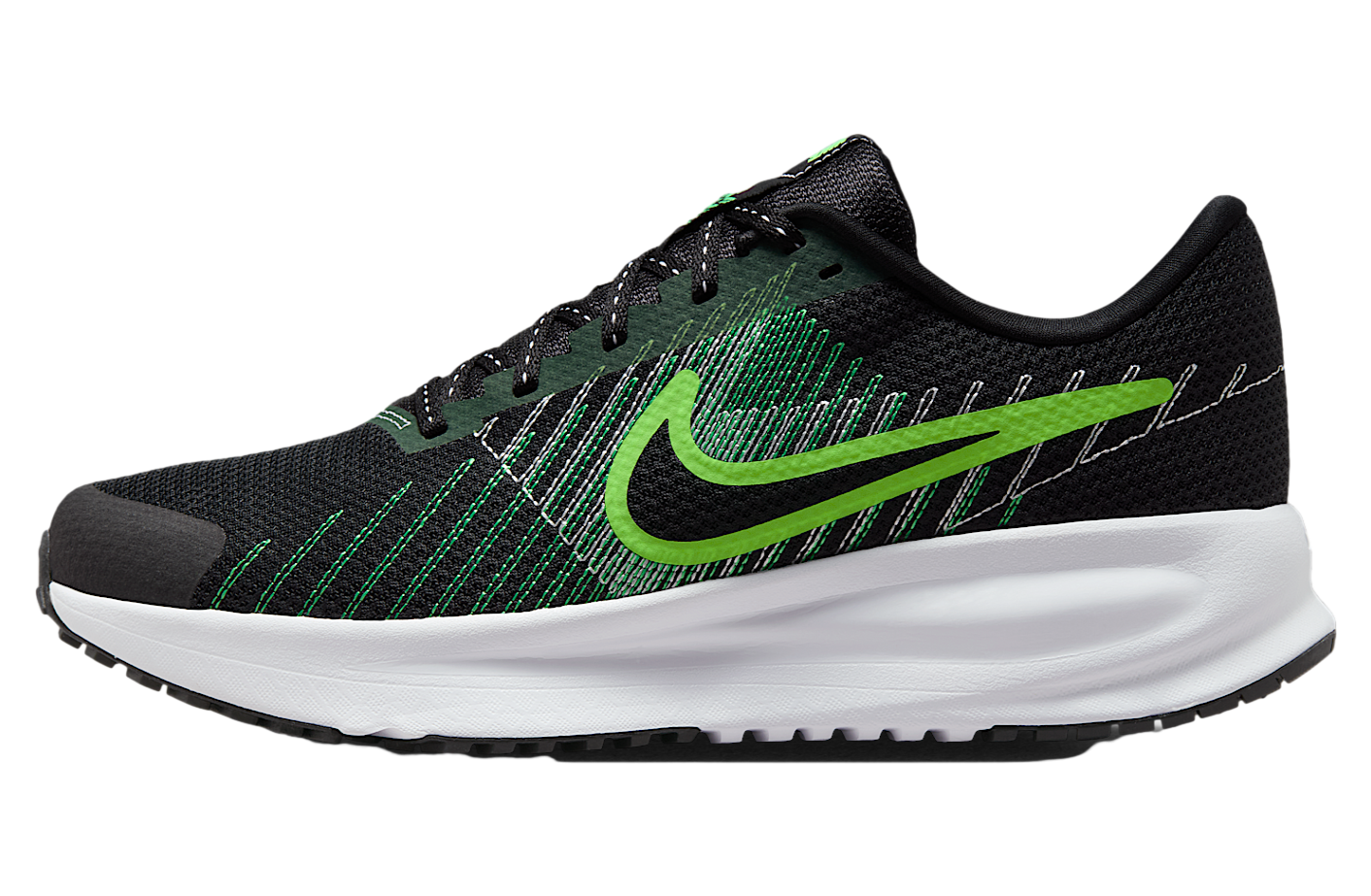 Nike Run Defy Black / Green Shock