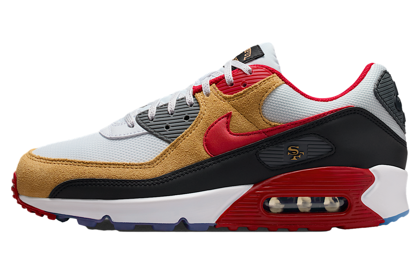 Nike San Francisco 49ers Air Max 90 White / Black