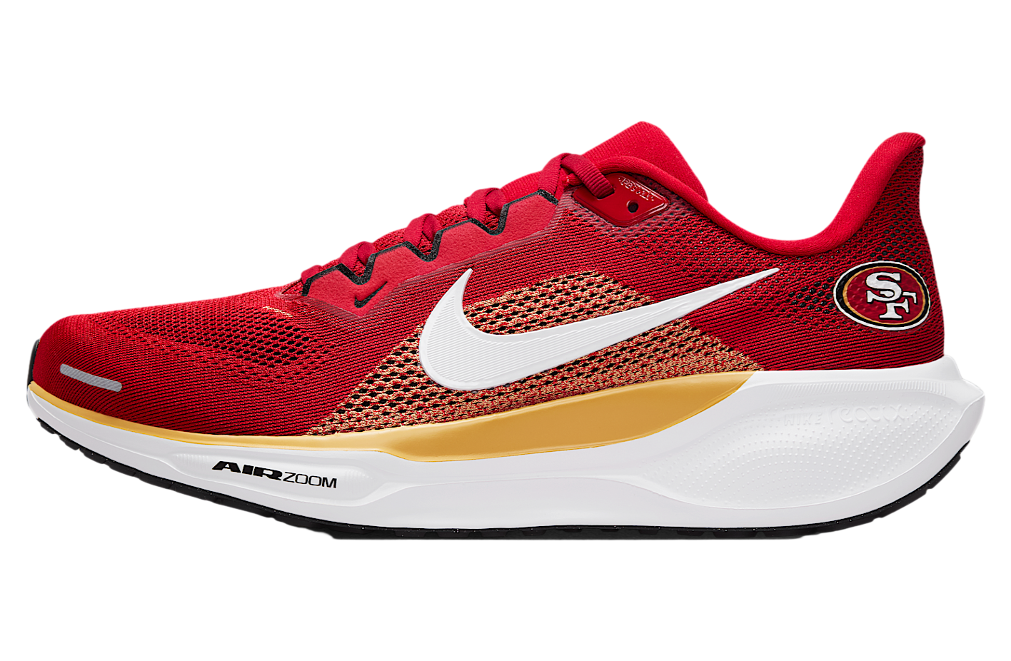 【26㎝】Nike Pegasus 41 49ers ランニングシューズ Unisex Nike Red San Francisco 49ers Zoom Pegasus 41 Running Shoes