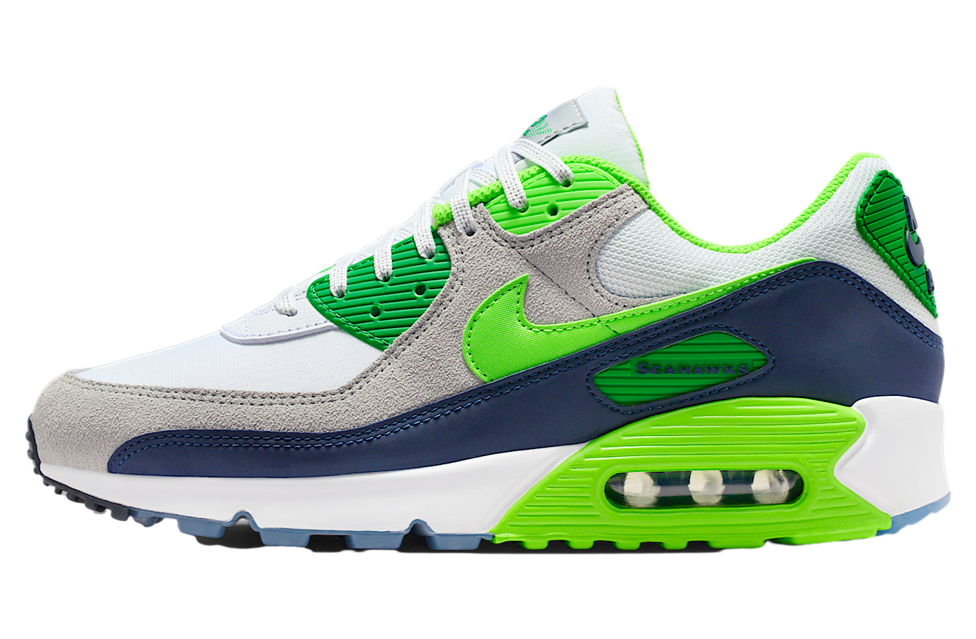 Nike Seattle Seahawks Air Max 90 White / College Navy