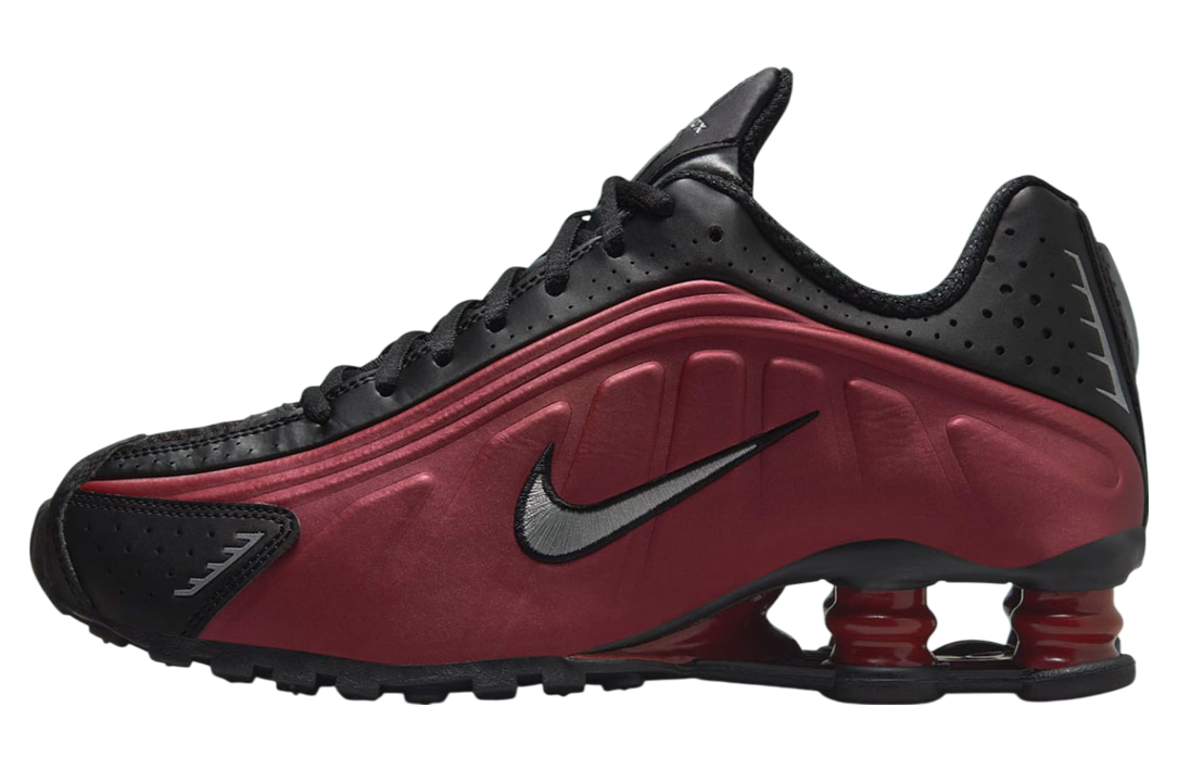 Nike Shox R4 Black Team Red Nov 2024 AR3565 009 KicksOnFire