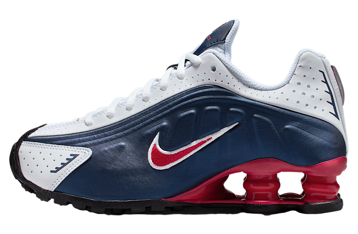 Nike Shox R4 GS Midnight Navy / White