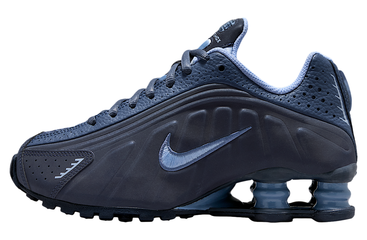 Nike Shox R4 GS Obsidian / Diffused Blue