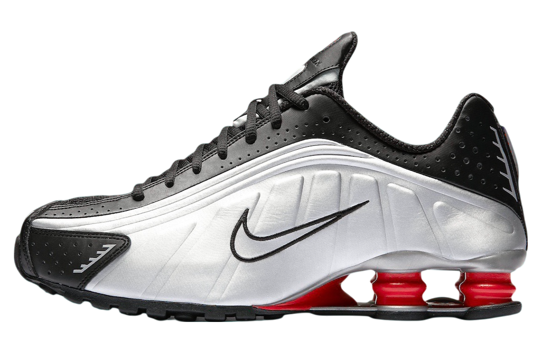 Nike Shox R4 Silver Black