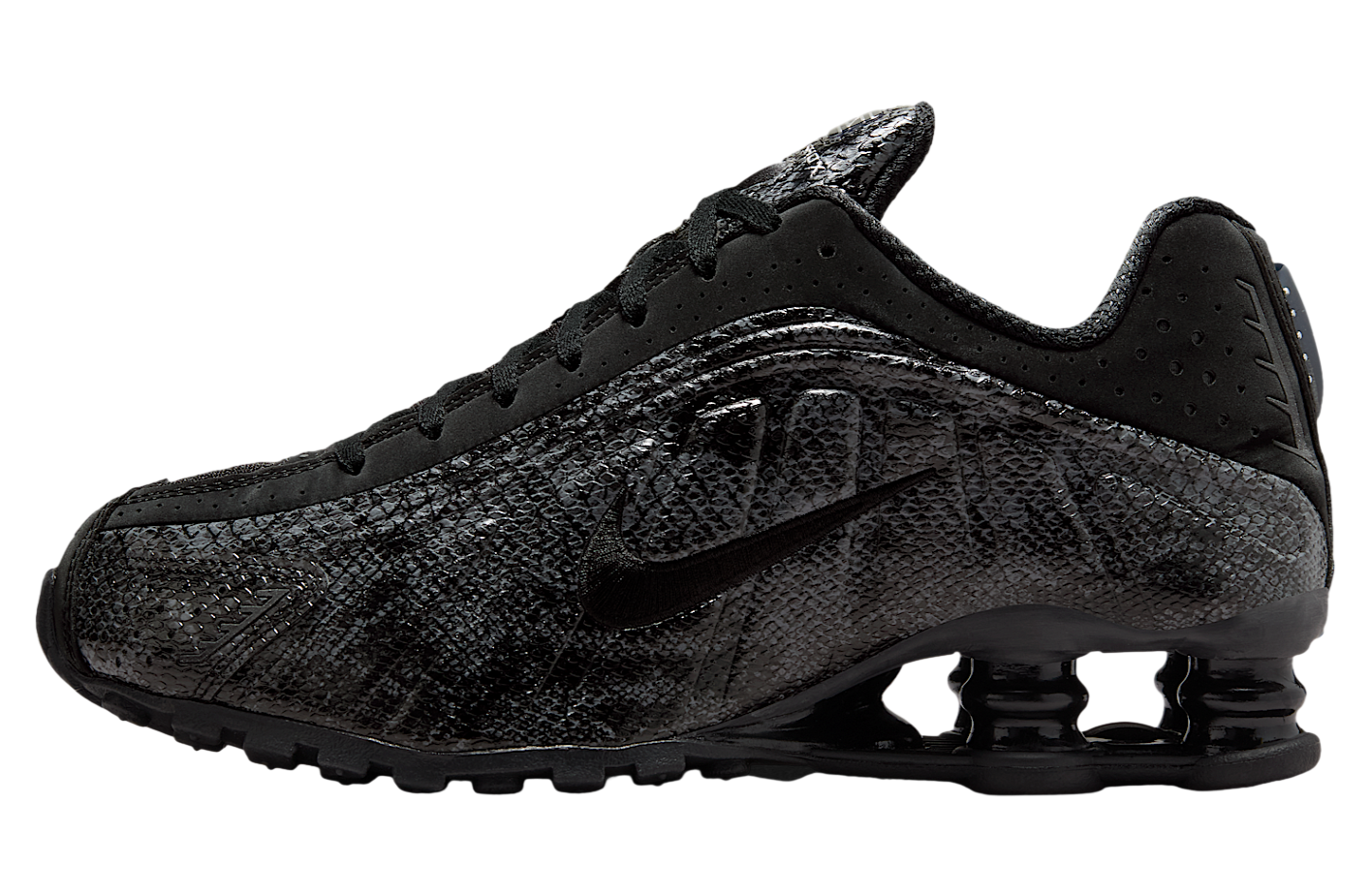Nike Shox R4 Print WMNS Black / Metallic Silver / Dark Grey