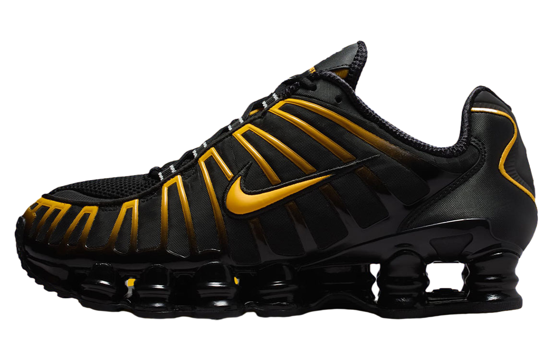 Nike Shox ブラック/ゴールド Nike Shox NZ EU Black/Metallic Gold 488312-012 Running Shoes