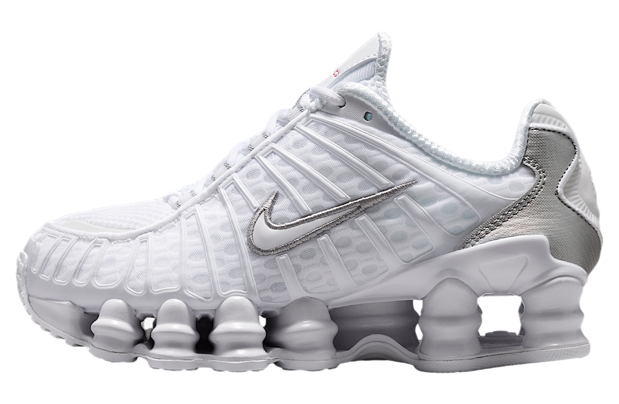 Nike Shox TL GS White / Metallic Silver