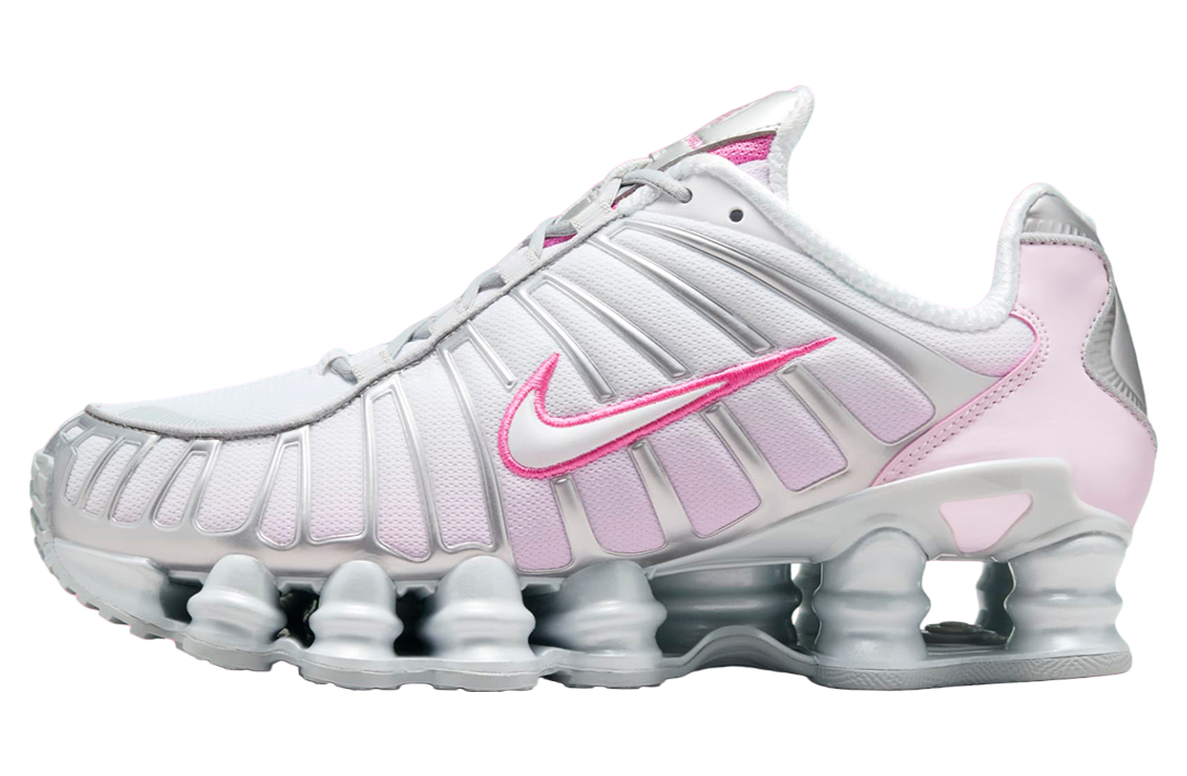 Nike Shox TL Metallic Platinum Pink Foam