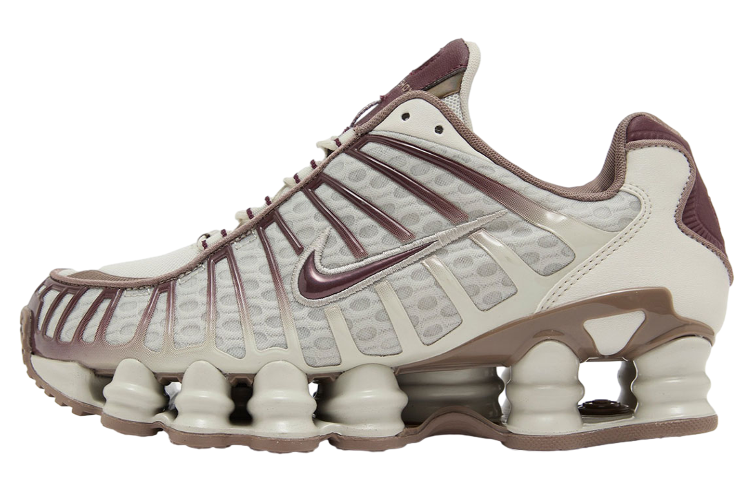 Nike Shox TL WMNS Light Bone / Burgundy Crush - Nov 2025