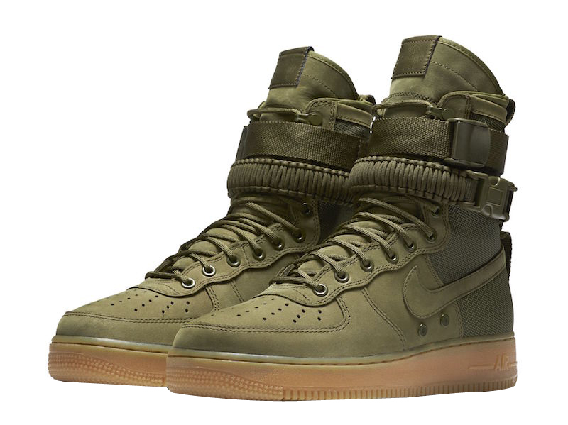Nike Special Field Air Force 1 - Faded Olive - Nov 2016 - 859202-339
