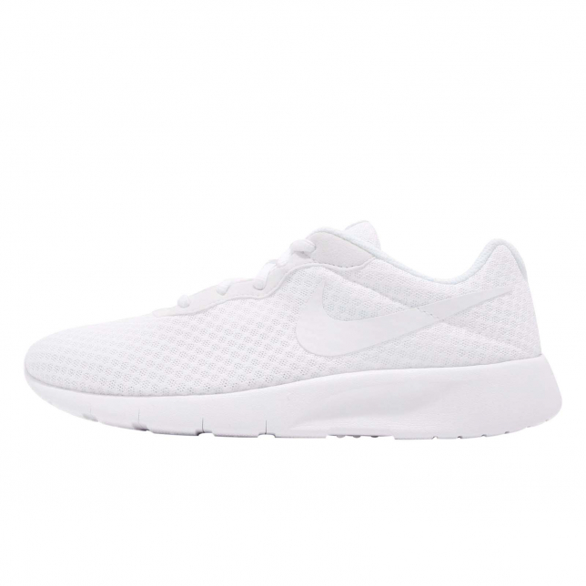 Girls nike best sale tanjun white