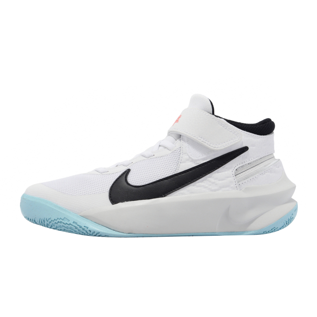 Nike Team Hustle D 10 Flyease GS White Black DD7303102