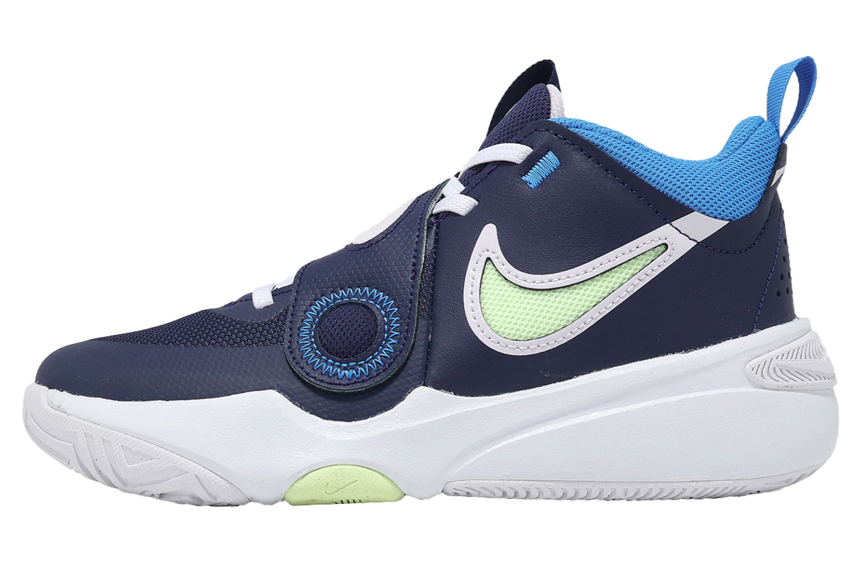 Nike Team Hustle D 11 GS Midnight Navy / Barely Volt