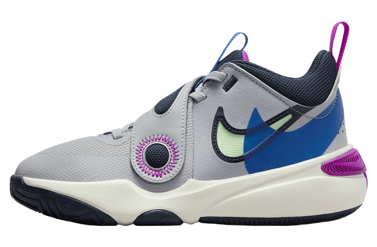 Nike Team Hustle D 11 SE GS Wolf Grey / Obsidian