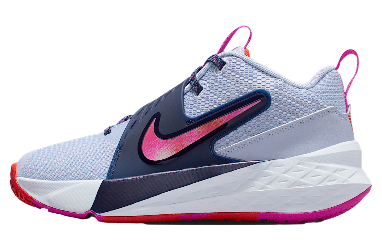 Nike Team Hustle D 12 Gs Ghost / Midnight Navy