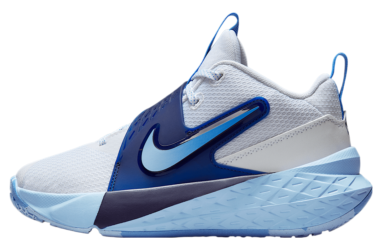 Nike Team Hustle D 12 GS White / Psychic Blue