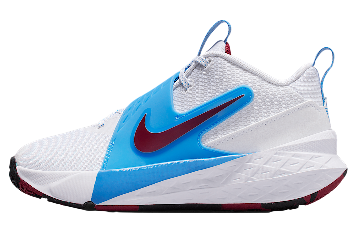 Nike Team Hustle D 12 Gs White / University Blue