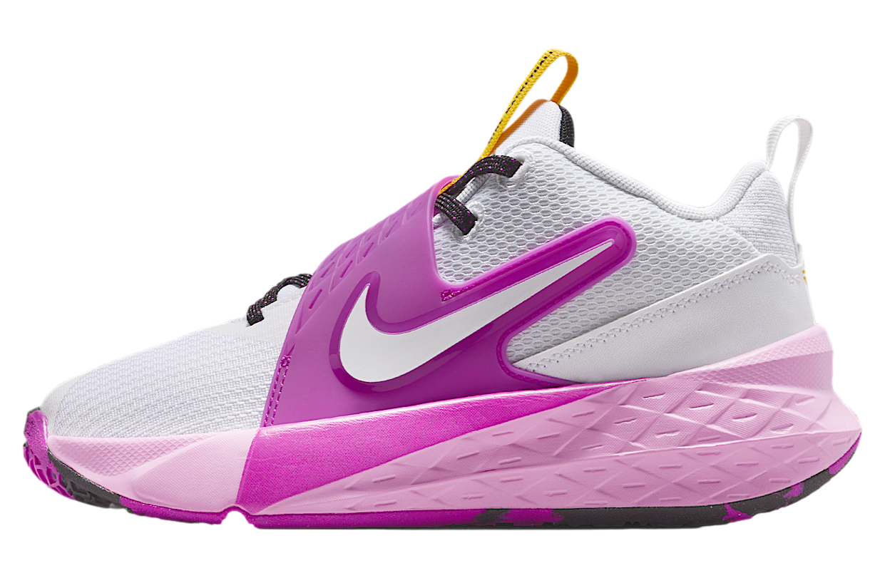 Nike Team Hustle D 12 GS White / University Gold