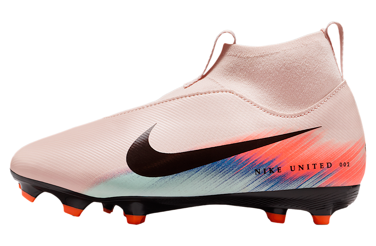 Nike United Jr Mercurial Superfly 10 Academy GS High MG Silt Red / Racer Blue